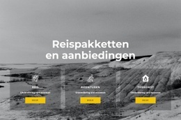 Exclusief Reizen Responsieve Html-Sjablonen