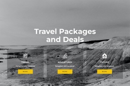 Exclusive Travel One Page Template