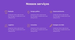 Nossos Serviços De Agência - Inspiração Para O Design Do Site