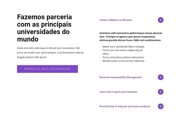 Nós respondemos suas perguntas Template CSS