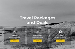 Exclusive Travel Web Elements