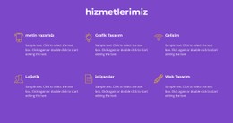 Acentelik Hizmetlerimiz Şablon HTML CSS Duyarlı