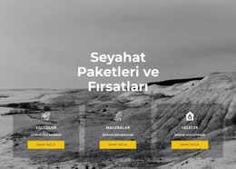 Özel Seyahat Için Site Şablonu