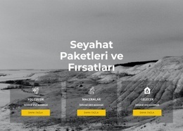 Özel Seyahat Için Harika Web Sitesi Tasarımı