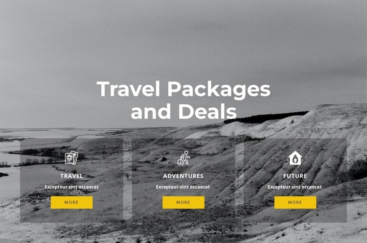 Exclusive travel Webflow Template Alternative