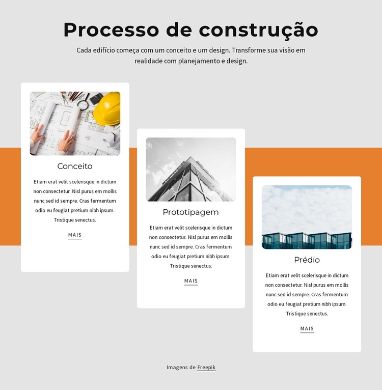 Processo de construção Tema WordPress