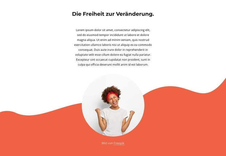 Formen im Hintergrund Website Builder-Vorlagen