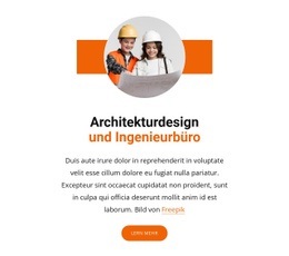 Architekturbüro Und Ingenieurbüro - Benutzerdefinierte Zielseite