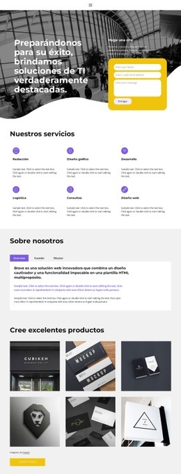 Hablemos De Negocios - Plantillas De Sitios Web Adaptables