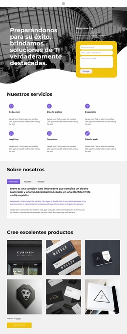 Hablemos De Negocios: Plantilla De Sitio Web Joomla