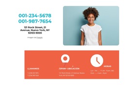 Fuentes, Colores Y Gráficos Personalizados Para Contáctenos Con Repetidor De Red