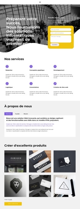 Superbe Conception Web Pour Parlons Affaires