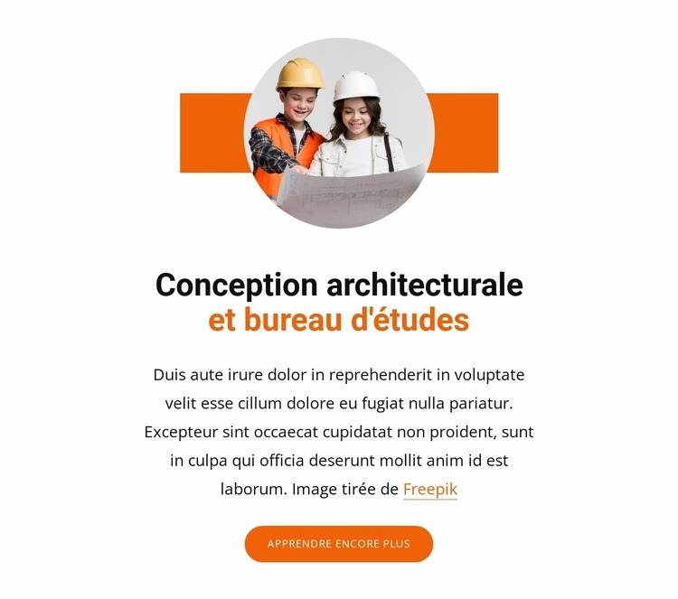 Bureau d'études et d'ingénierie architecturale Créateur de site Web HTML