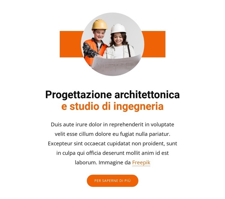 Studio di progettazione e ingegneria architettonica Costruttore di siti web HTML