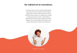 Vormen Op De Achtergrond Sjabloon HTML CSS Responsief