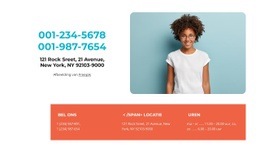 Gratis Online Sjabloon Voor Neem Contact Met Ons Op Met Rasterrepeater