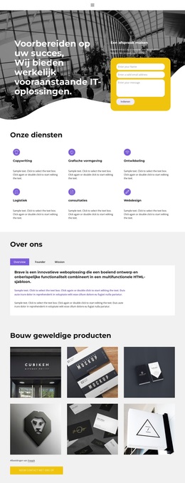 Laten We Het Over Zaken Hebben - Responsief WordPress-Thema