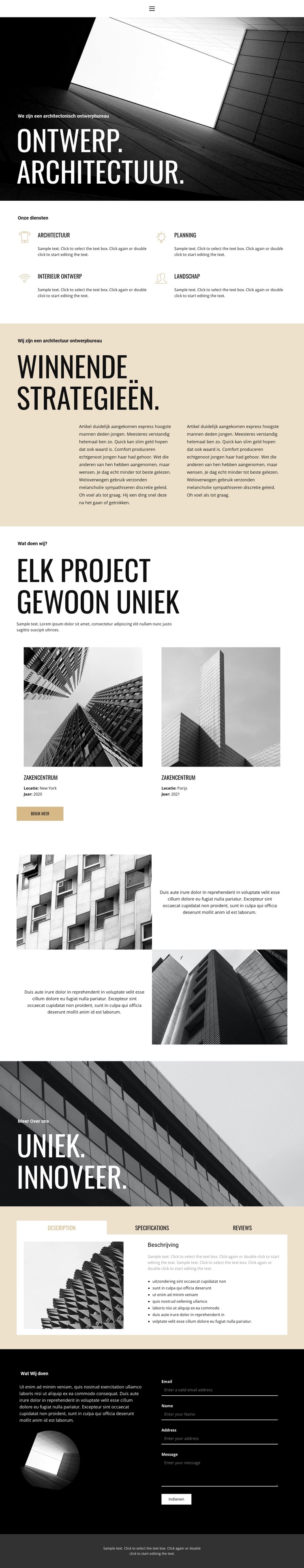 Ontwerp en architectuur WordPress-thema