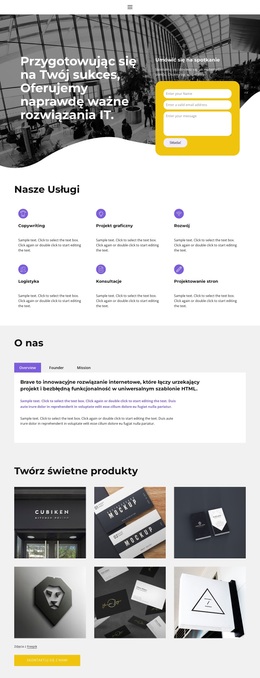 Porozmawiajmy O Biznesie - Responsywny Motyw WordPress