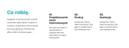 Projekt Strony Internetowej Co Robimy Blok Tekstu Na Dowolne Urządzenie