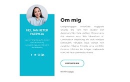 Om Mig Med Cirkelbild – Responsivt WordPress-Tema