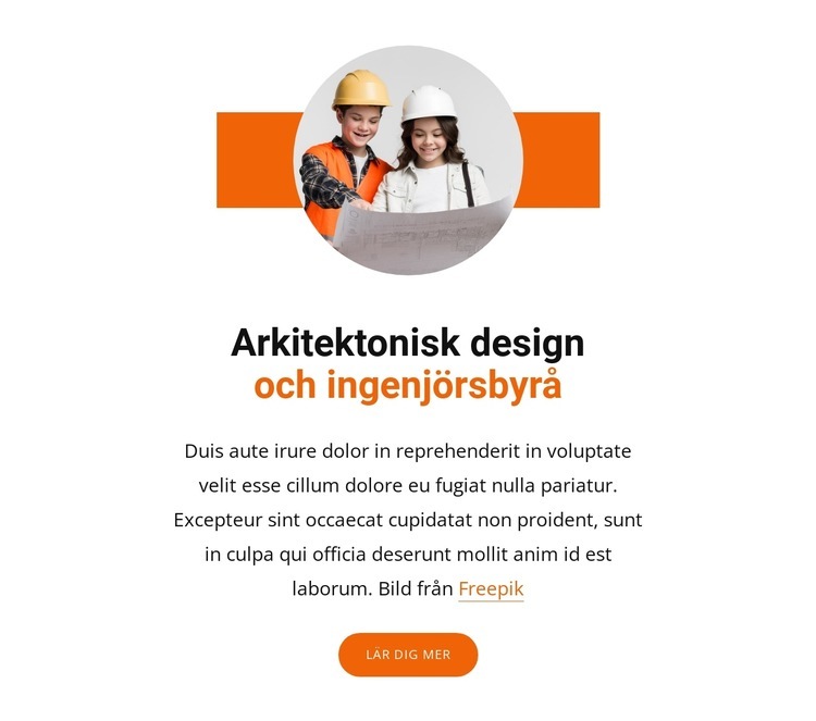 Arkitektdesign- och ingenjörsbyrå WordPress -tema