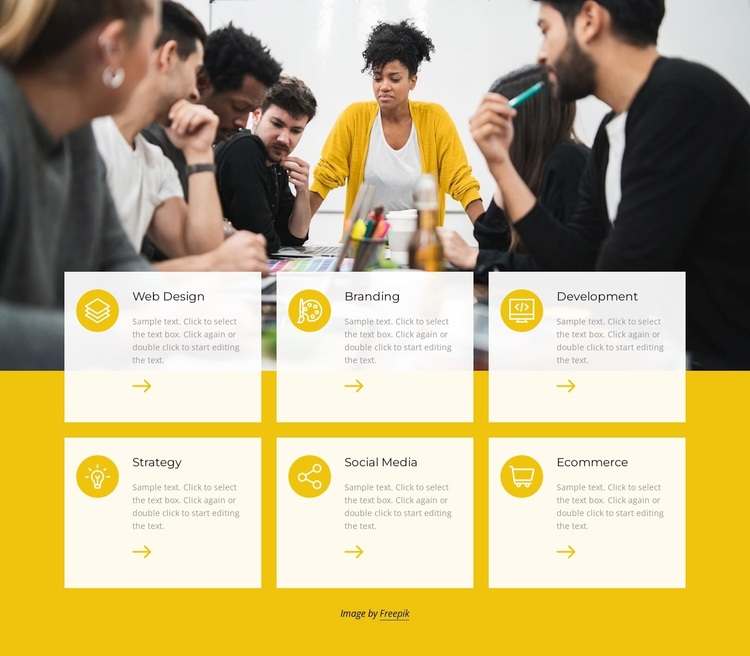 Creative designer profile - Template by Nicepage