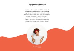 Arka Planda Şekiller Şablon HTML CSS Duyarlı