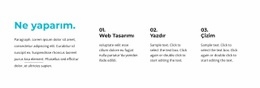 Herhangi Bir Cihaz Için Web Sitesi Tasarımı Metin Bloğu Ne Yapıyoruz
