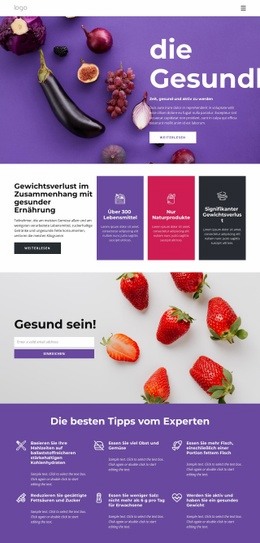 Aufbau Einer Gesunden Und Ausgewogenen Ernährung WordPress-Tutorials