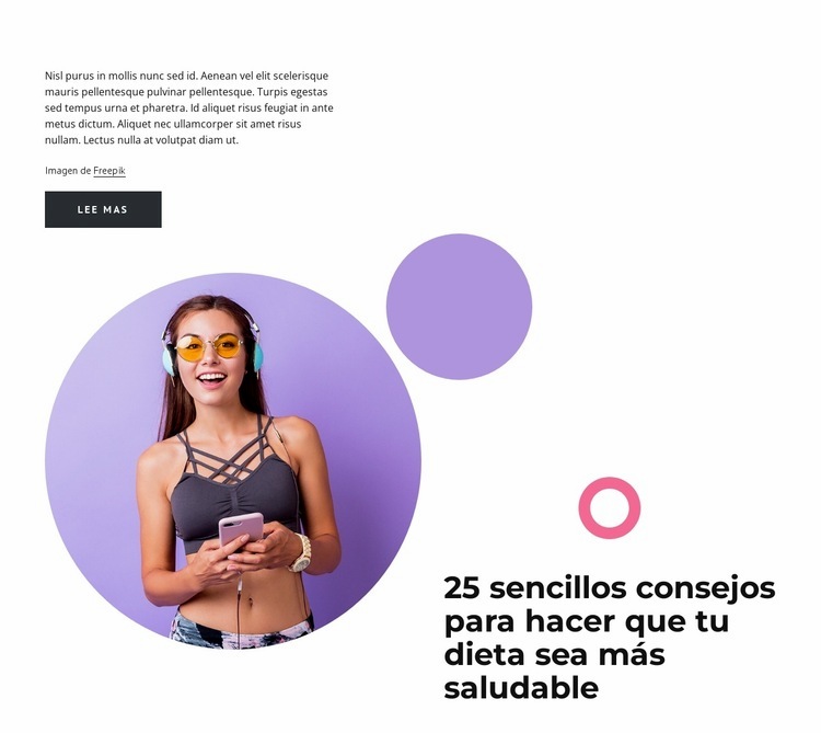 Start eating well Creador de sitios web HTML