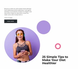 Start Eating Well - HTML Site Builder