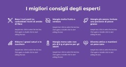 Il Modello HTML5 Più Creativo Per I Migliori Consigli Degli Esperti