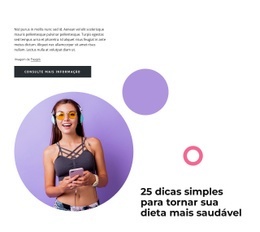 Start Eating Well - Modelo De Maquete De Site