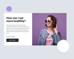Best Diet Tips Eve - Website Design