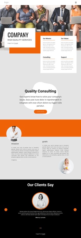 Hight Quality Consulting Firm - Website Design