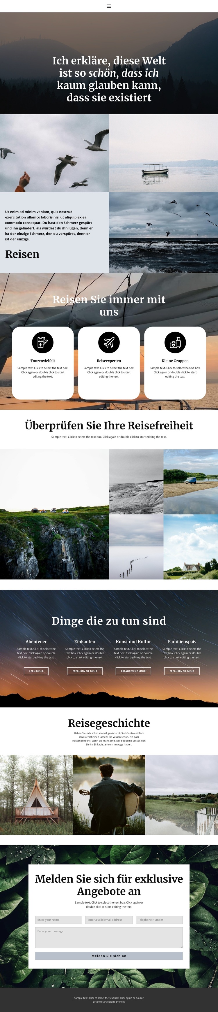 Nützliche Reiseinformationen WordPress-Theme