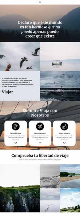 Creador De Sitios Web Premium Para Información Útil Para Viajar