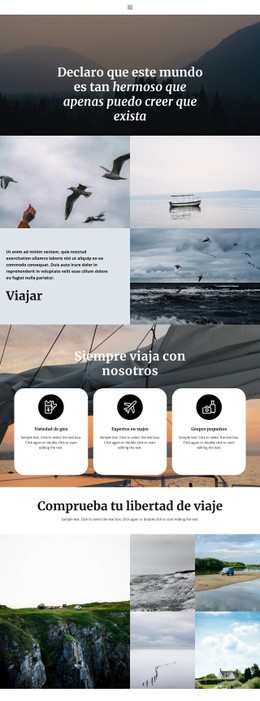 Información Útil Para Viajar Plantilla CSS Sencilla