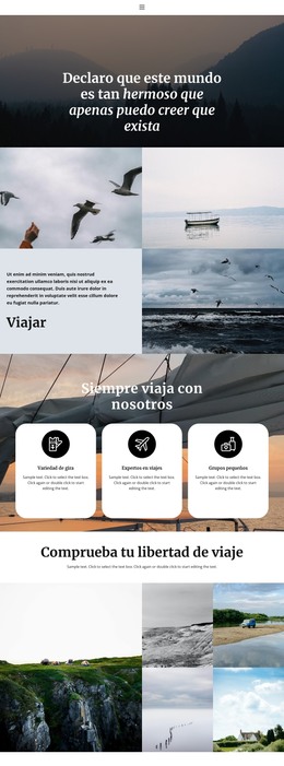 Información Útil Para Viajar: Diseño Del Sitio Web HTML