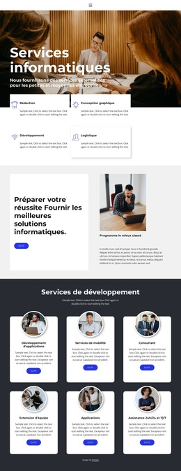 Direction Informatique - Thème WordPress Simple