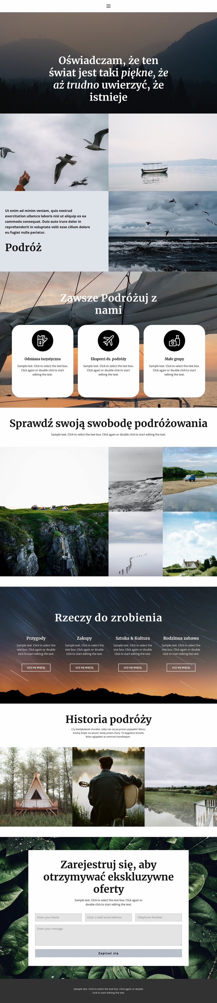 Przydatne informacje dotyczące podróży Szablon Joomla