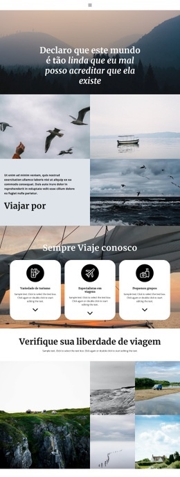 Modelo On-Line Gratuito Para Informações Úteis De Viagem