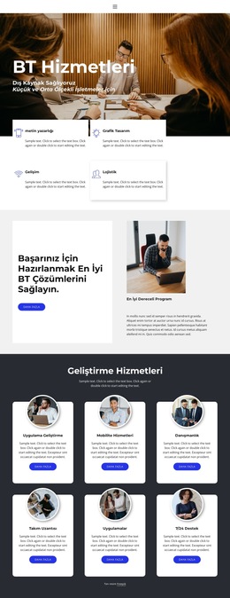 BT Yönü - Basit Web Sitesi Şablonu