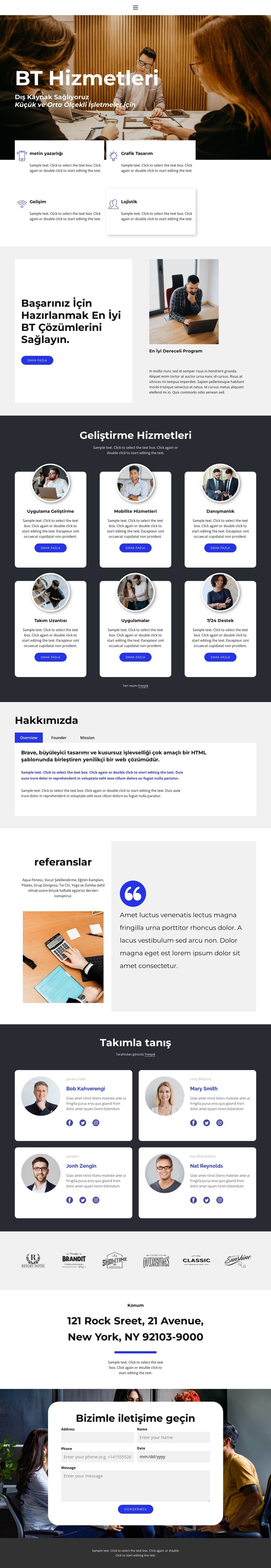 BT yönü WordPress Teması