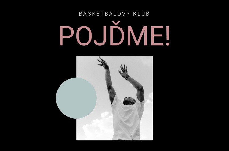 Basketbalový sportovní klub Šablona HTML