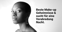 Make-Up Schönheitsgeheimnisse - Beste Website-Vorlage