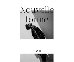 Nouvelle Forme Dans Le Style - Belle Conception De Site Web