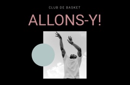 Club Sportif De Basket-Ball - HTML Website Creator