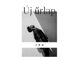 Új Forma Stílusban – Reszponzív Webhely